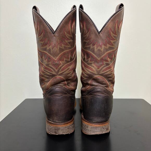 Nocona 4501 Women’s Cowboy Boots Size 8 Brown Leather Western Made in Mexico - Picture 4 of 9